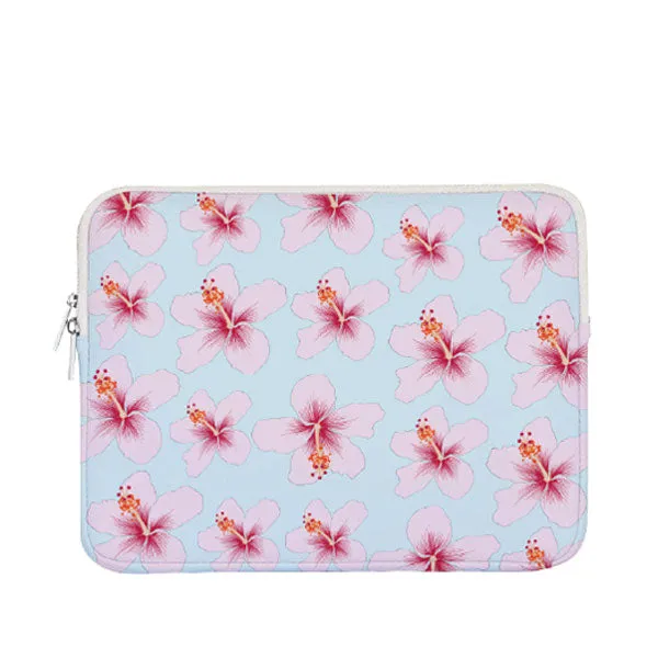 *15.5in Pink Hibiscus Laptop Case