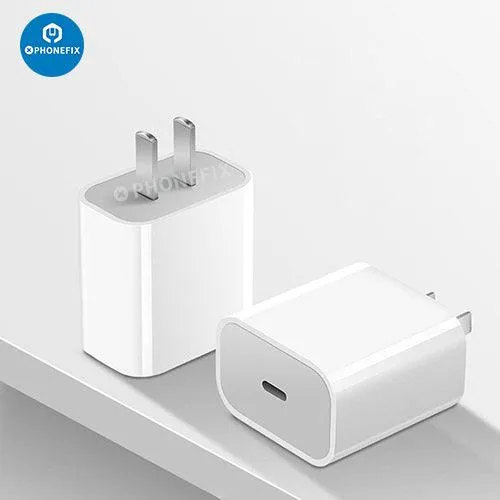 20W USB-C Power Adapter Fast Charger Lightning Cable For iPhone iPad