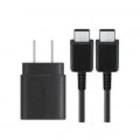 25W Black USB-C to USB-C Super Fast Wall Charger