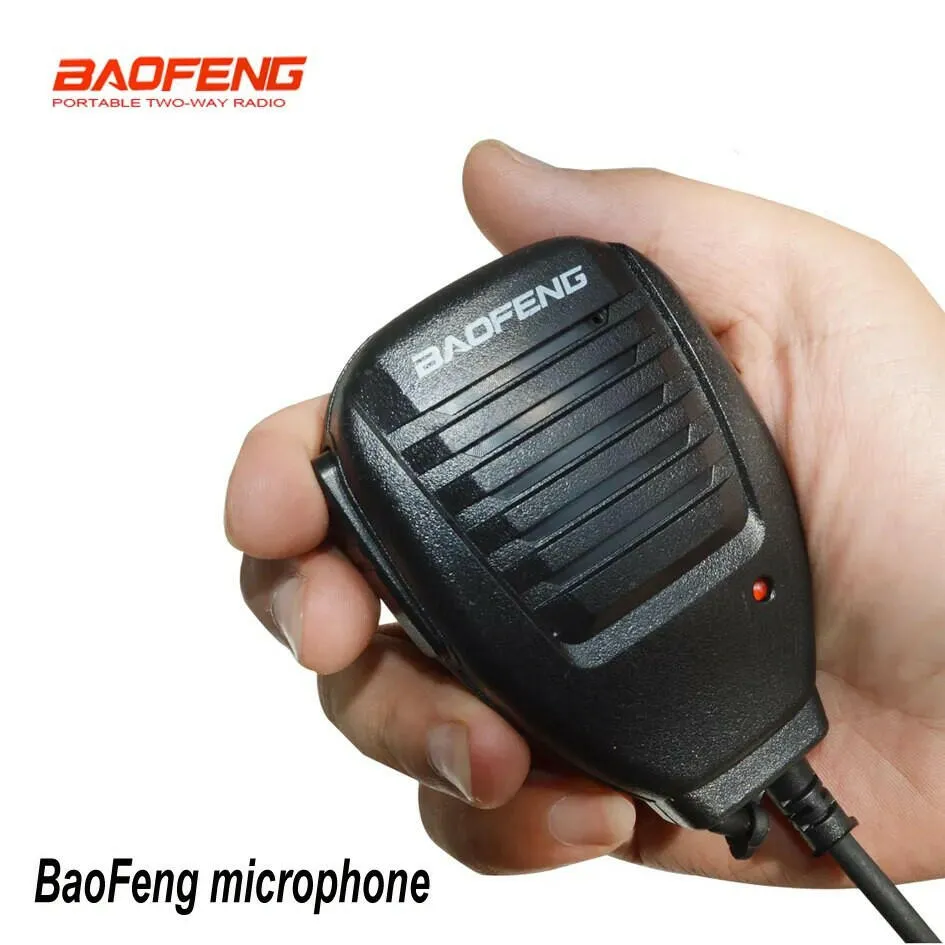 2pcs Microphone For Baofeng Handheld Mic Radio Walkie Talkie Speaker for UV-5R UV-5RA UV-5RE UV-3R UV-82 UV-8D BF-888S