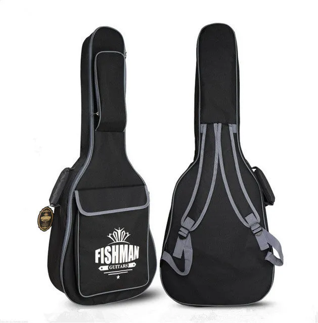 36" 41" Waterproof double shoulder electric guitar bag Guitar Gig Backpack Bag Electric Guitar Gig Bag 10 mm Cotton Padded Black