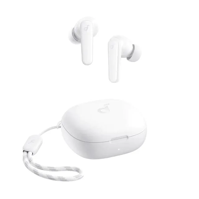 Anker Soundcore R50i True Wireless in-Ear Earbuds, TWS with 30H  Playtime, Clear Calls & High Bass, IPX5-Water Resistant, Soundcore Connect App with 22 Preset EQs, Quick Connectivity (White)