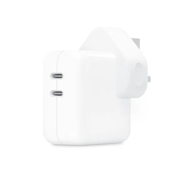 Apple 35W Dual Usb-C Port Power Adapter - Power Adapter - 35 Watt - Output Connectors: 2 - United Kingdom - For 10.2-Inc