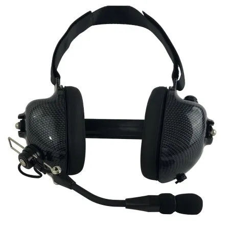 Behind the Head Dual Muff Headset for Kenwood/EF Johnson 51, Ascend & VP Series Portables