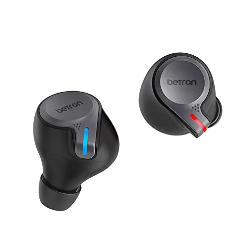 Betron HTN60 Wireless TWS In Ear Earphones Earbuds Bluetooth Headphones with Microphone and Touch Control Compatible with Smartphones