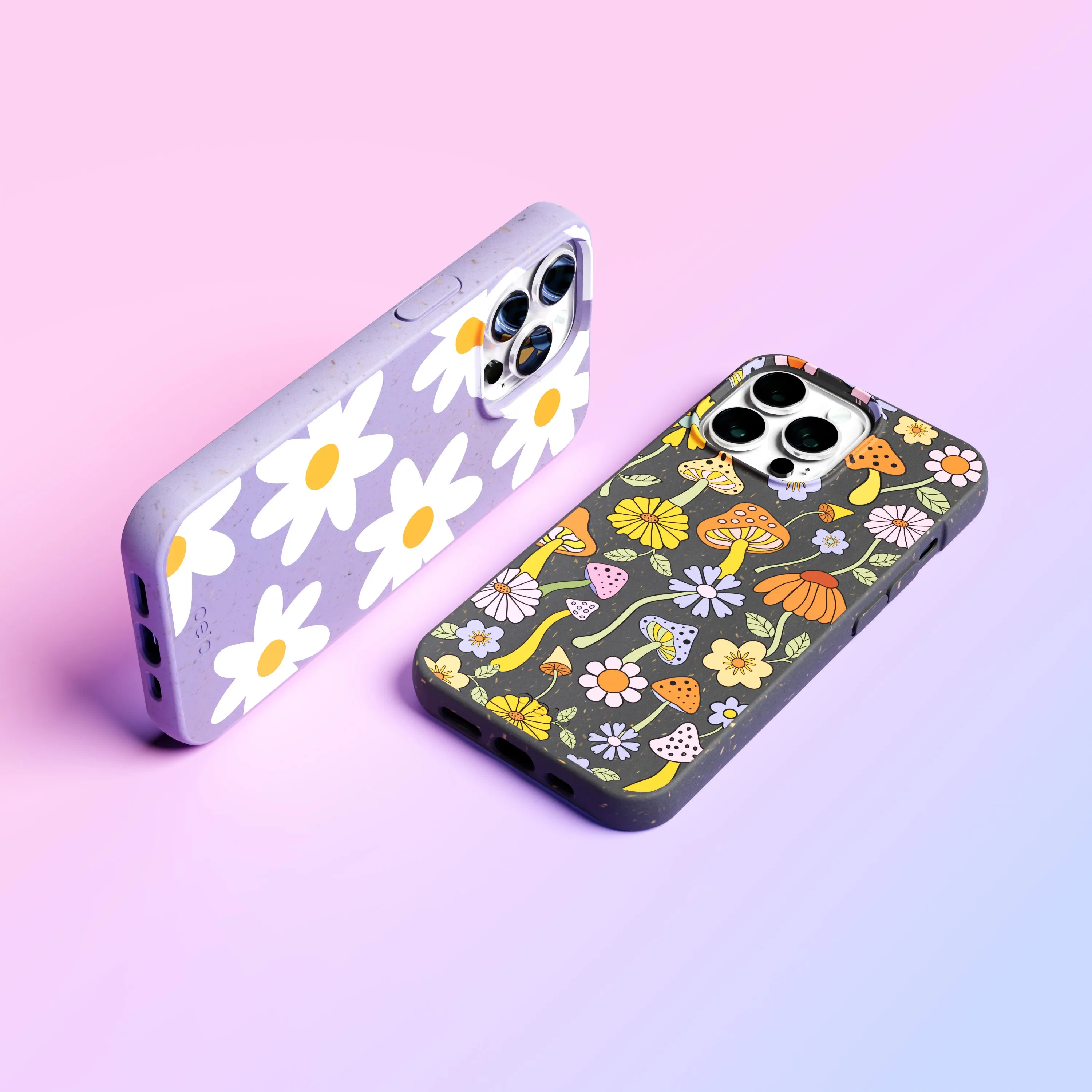 Black Midnight Shrooms iPhone XR Case