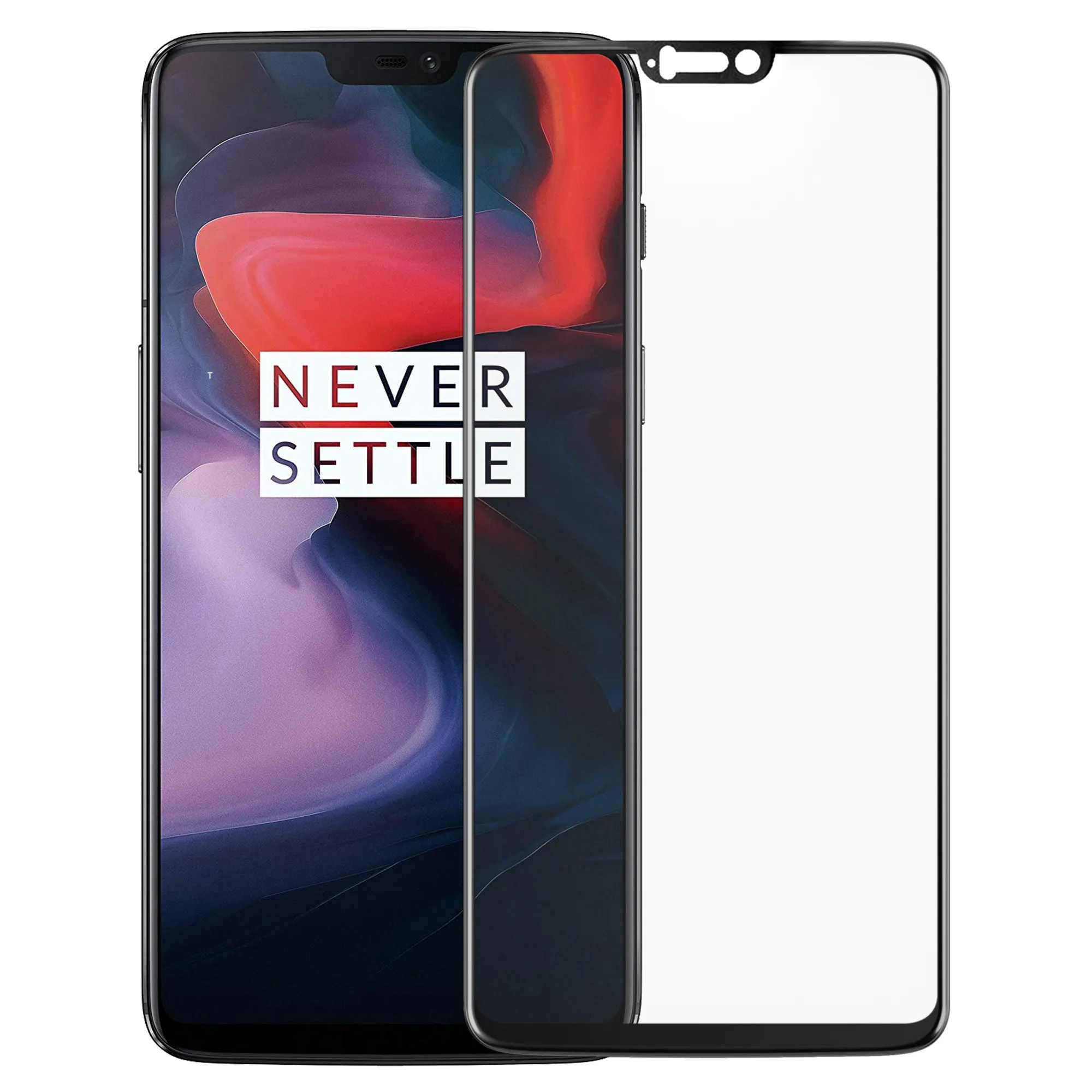 Black Shield Premium Tempered Glass - OnePlus 6