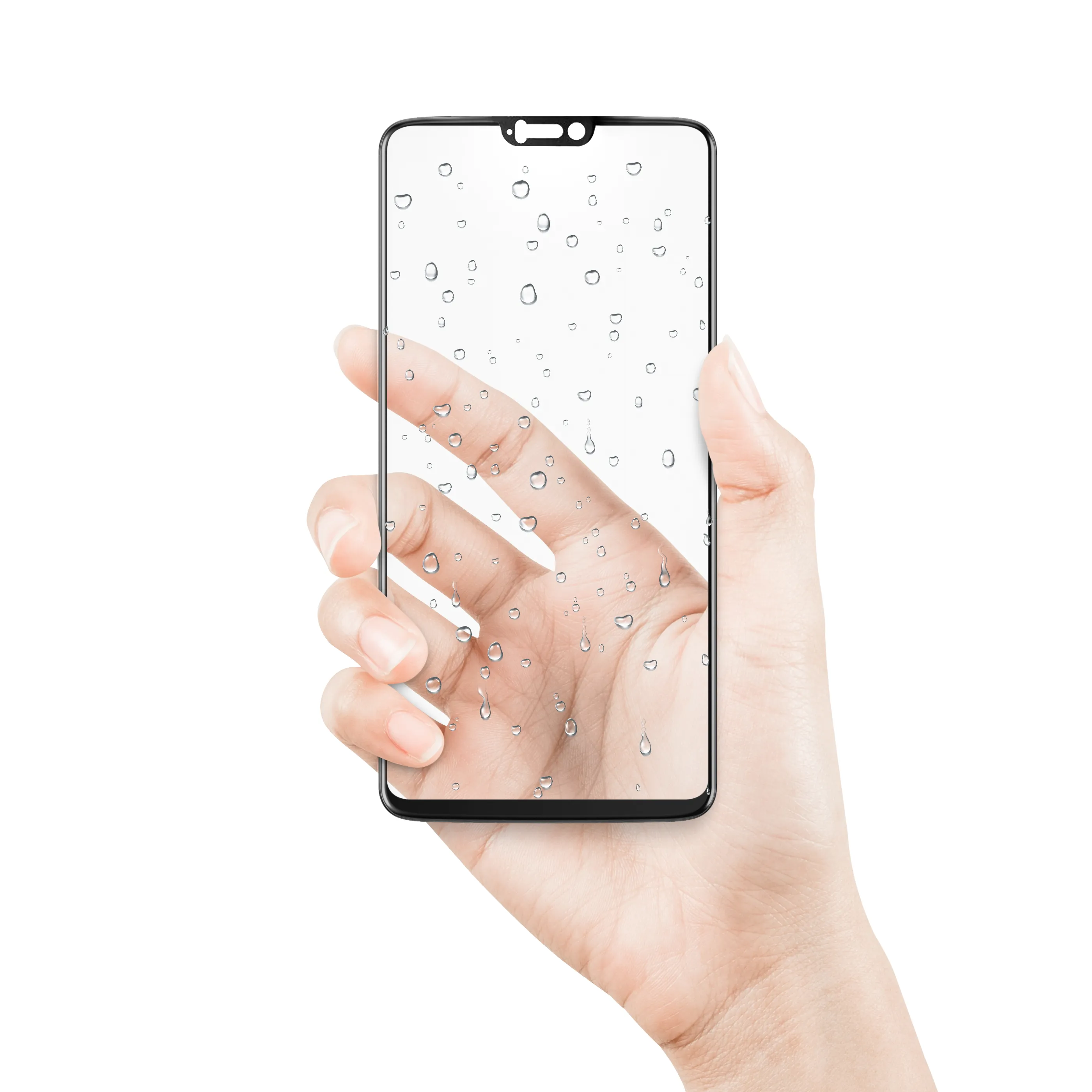 Black Shield Premium Tempered Glass - OnePlus 6