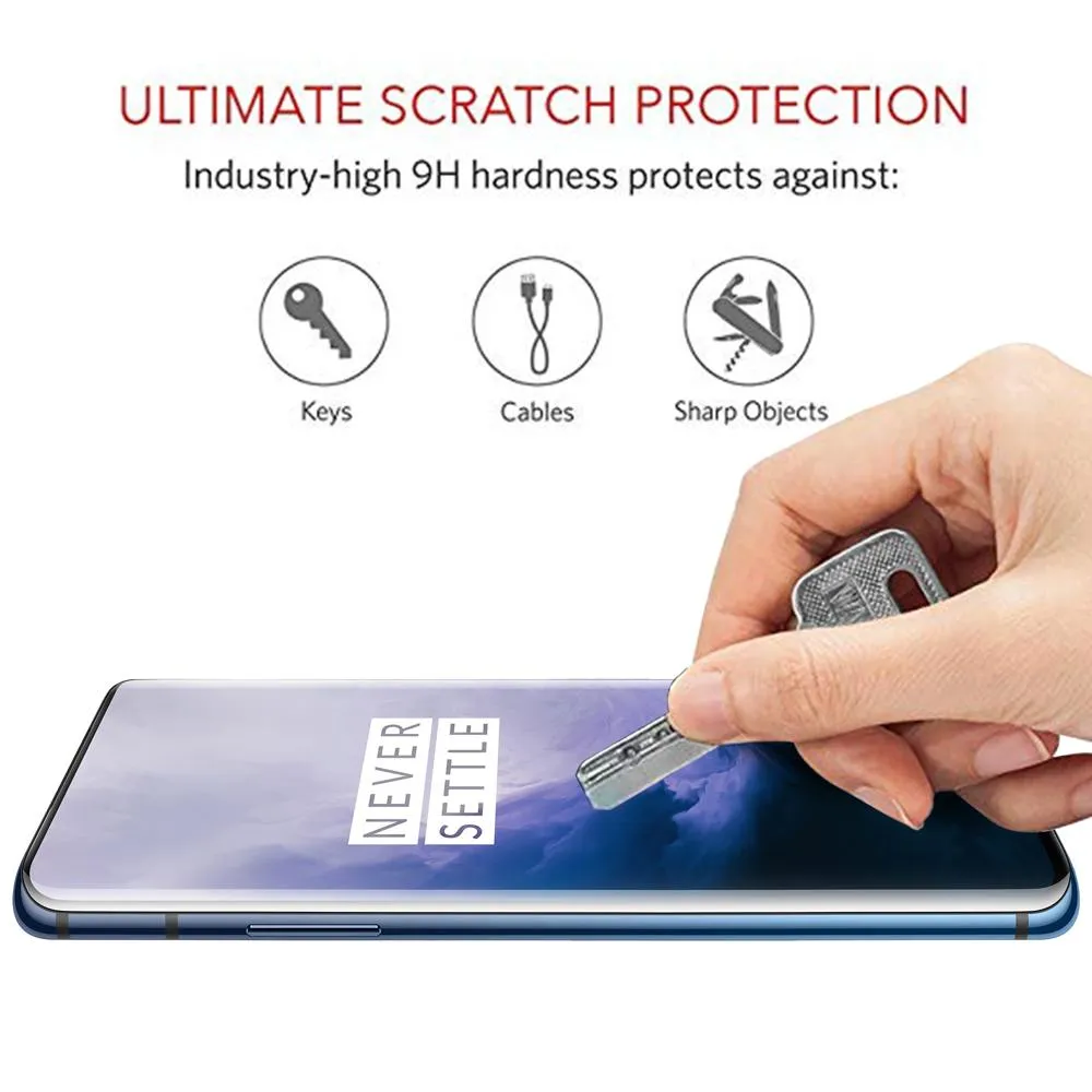 Black Shield Premium Tempered Glass - OnePlus 7 Pro/7T Pro