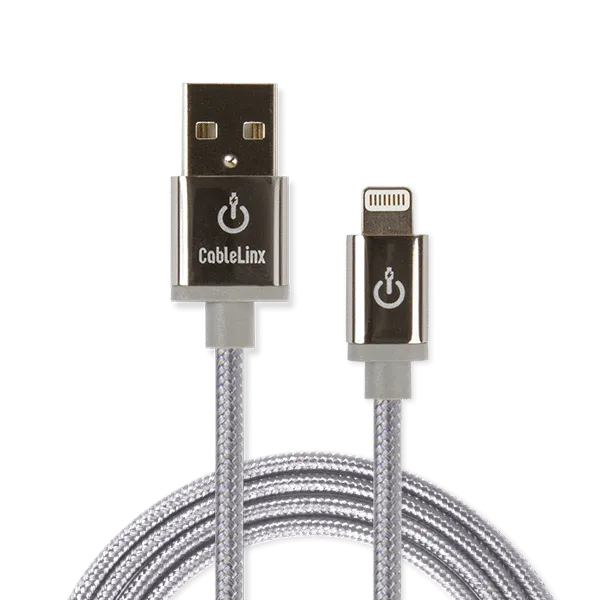 CableLinx Elite Apple MFi Certified Lightning to USB-A Braided Cables