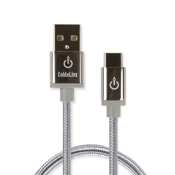 CableLinx Elite USB-C to USB-A Charge & Sync Braided Cable