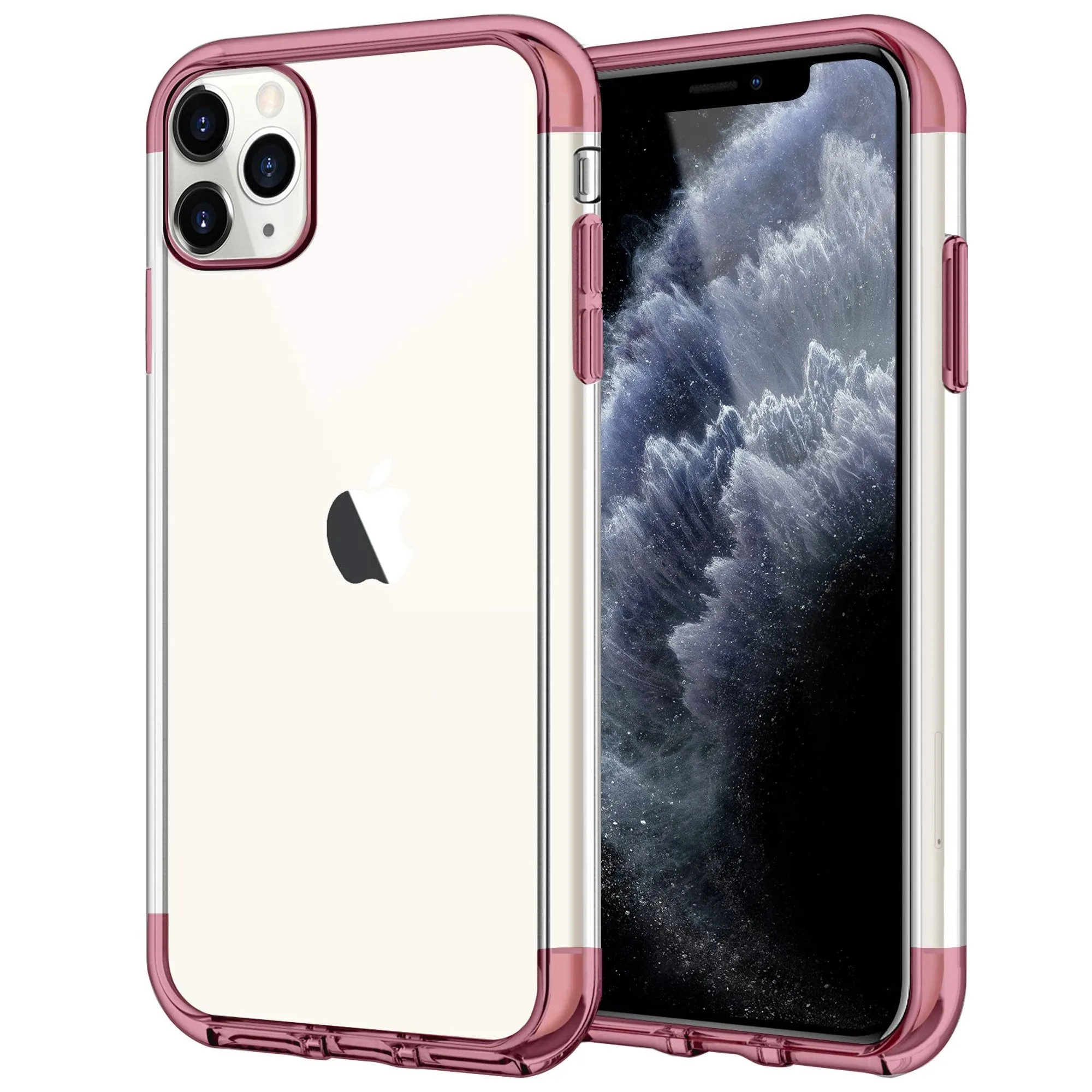 Case for iPhone 11 Pro Max Shock Proof Soft TPU Silicone Phone Clear Slim Cover