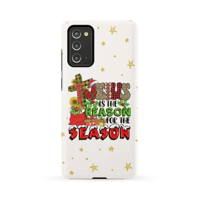 Christmas Phone Cases Jesus Is The Reason For The Season Christmas Phone Case - Bible Verse Phone Cases Samsung