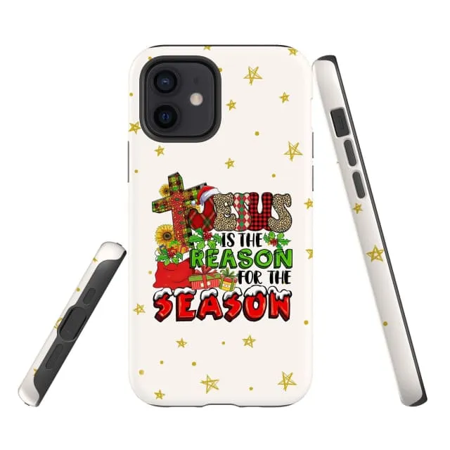 Christmas Phone Cases Jesus Is The Reason For The Season Christmas Phone Case - Bible Verse Phone Cases Samsung