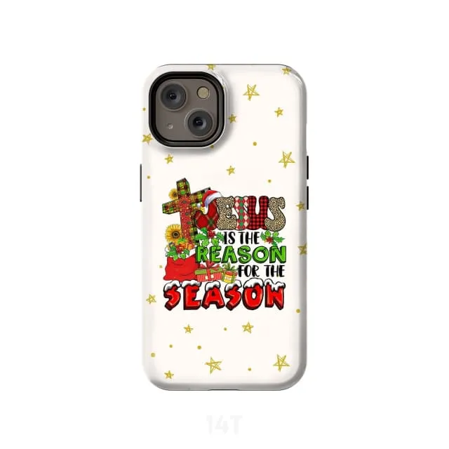 Christmas Phone Cases Jesus Is The Reason For The Season Christmas Phone Case - Bible Verse Phone Cases Samsung