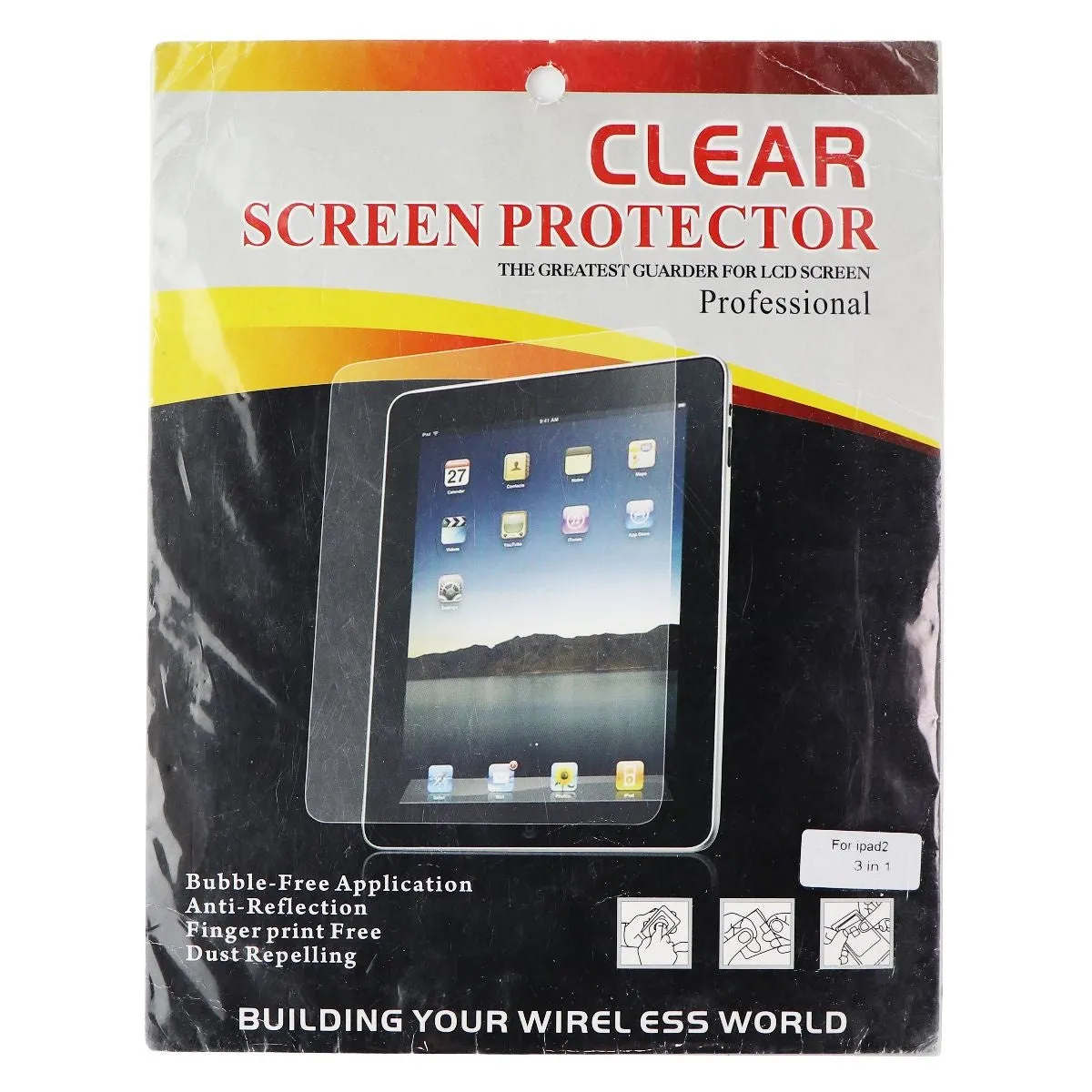 Clear Screen Protector for Apple iPad 2nd Generation - Clear