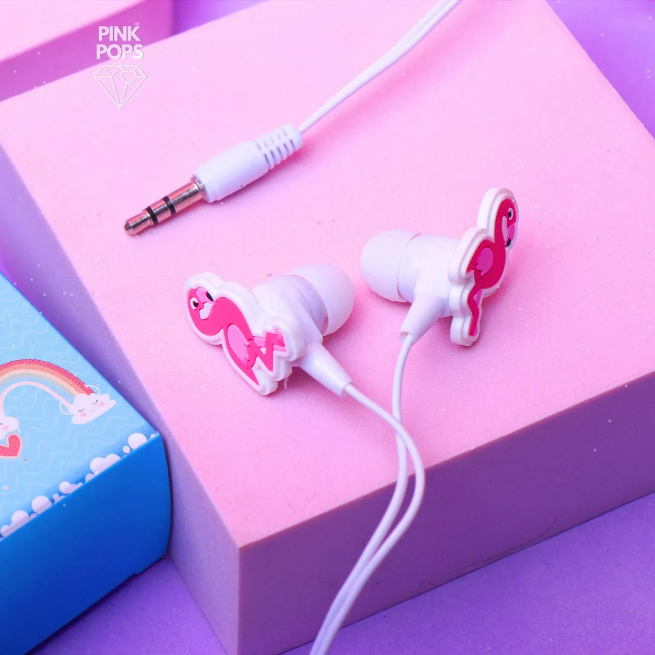 Cool Flamingo Earphones