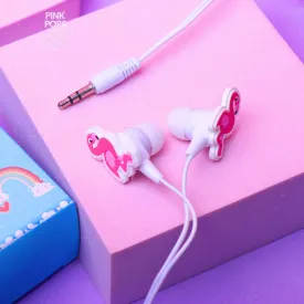 Cool Flamingo Earphones