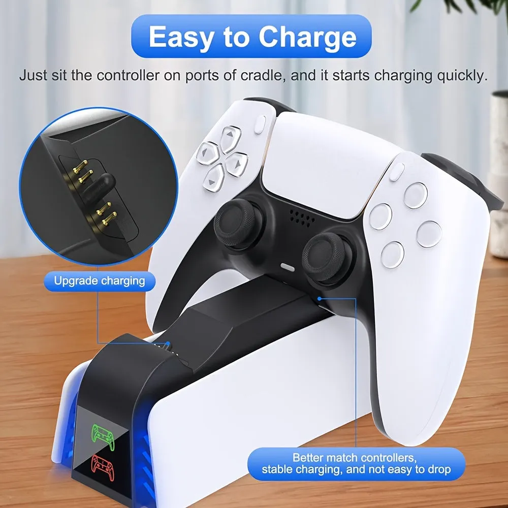 Dual Fast Charging Controller Charging Station for PS5 DualSense