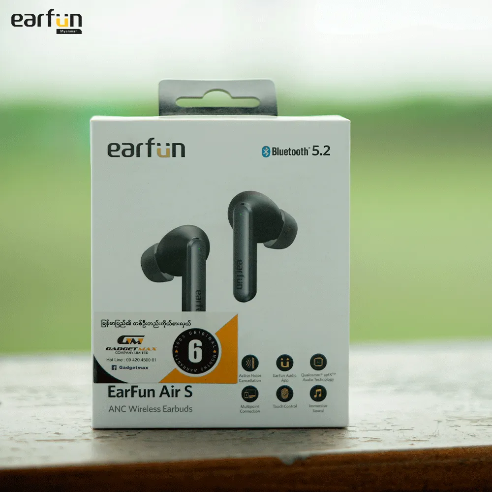 Earfun TW201 Air S Bluetooth V5.2 ANC True Wireless Earbuds