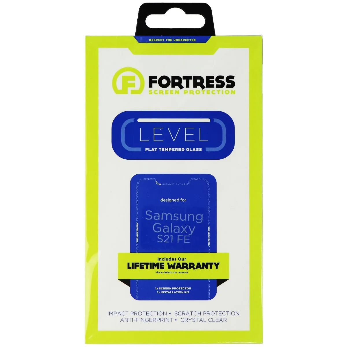 Fortress Level Flat Tempered Glass Screen Protector for Samsung Galaxy S21 FE