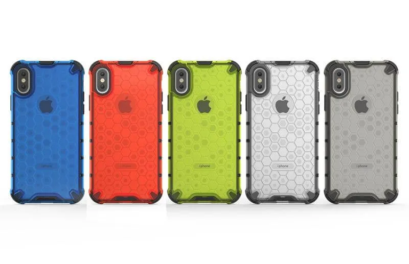 Honeycomb Clear Shockproof iPhone 11 Cases