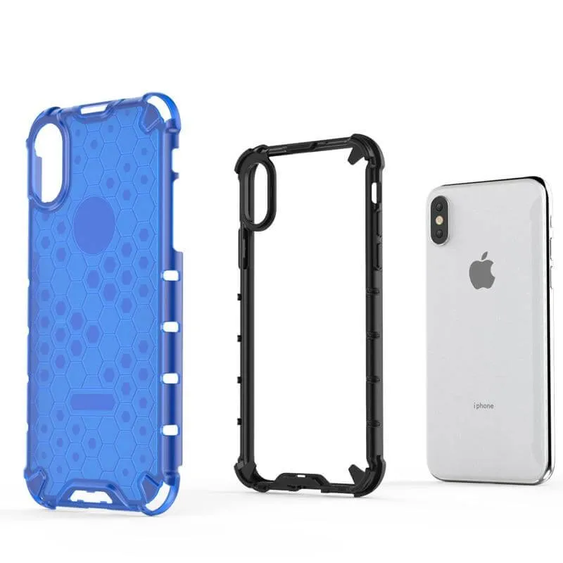 Honeycomb Clear Shockproof iPhone 11 Cases