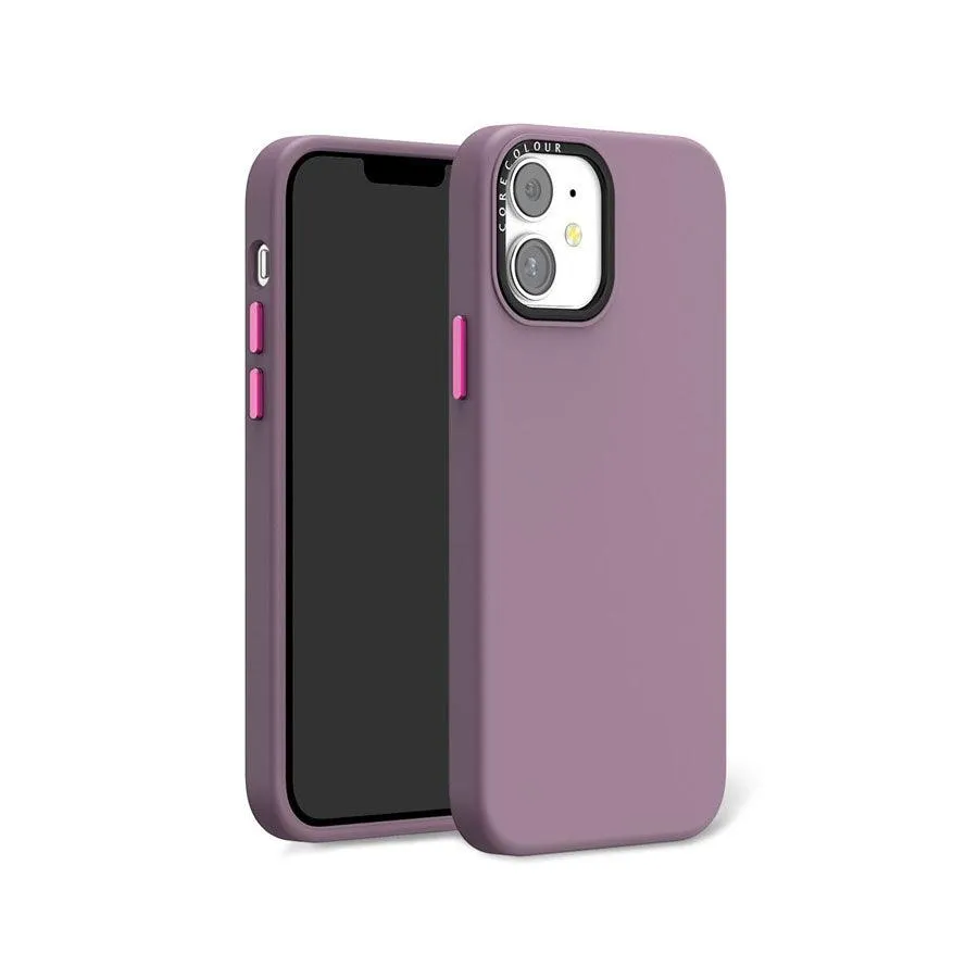 iPhone 12 Maiden Mauve Silicone Phone Case