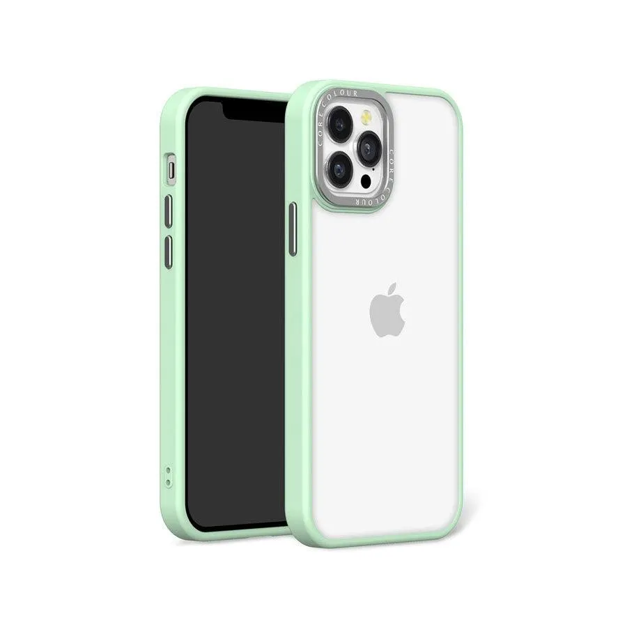 iPhone 12 Pro Hint of Mint Clear Phone Case