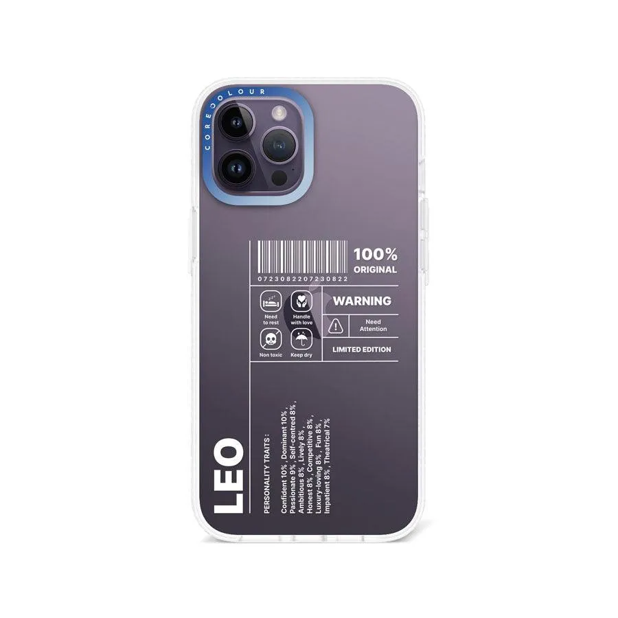 iPhone 12 Pro Max Warning Leo Phone Case