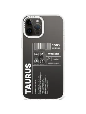 iPhone 12 Pro Max Warning Taurus Phone Case