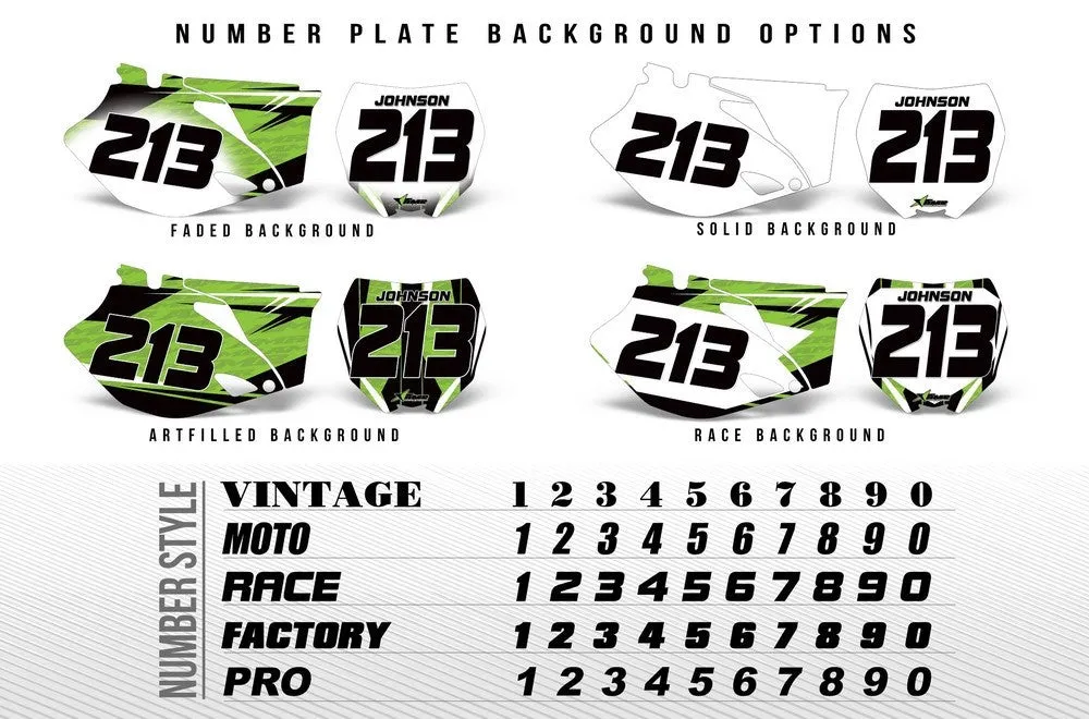 Kawasaki KX 80 Graphics