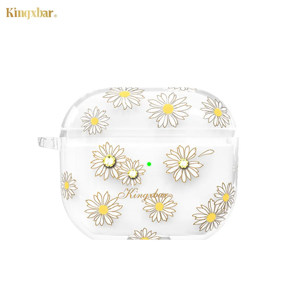 KINGXBAR Swarovski Crystals Ultra Thin Apple AirPods 3 Charging Case Cover