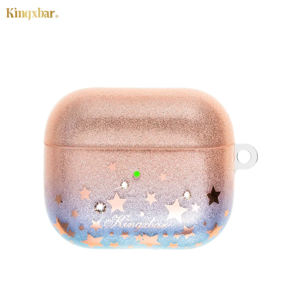 KINGXBAR Swarovski Crystals Ultra Thin Apple AirPods 3 Charging Case Cover