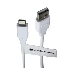 LG (3.3-Ft) USB-C to USB Charge/Sync OEM Cable - White DC12W (EAD63849235/6/7)