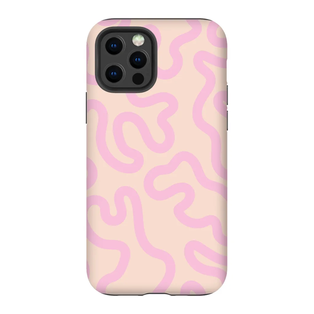 Pastel Moments Phone Case - Cream/Pink