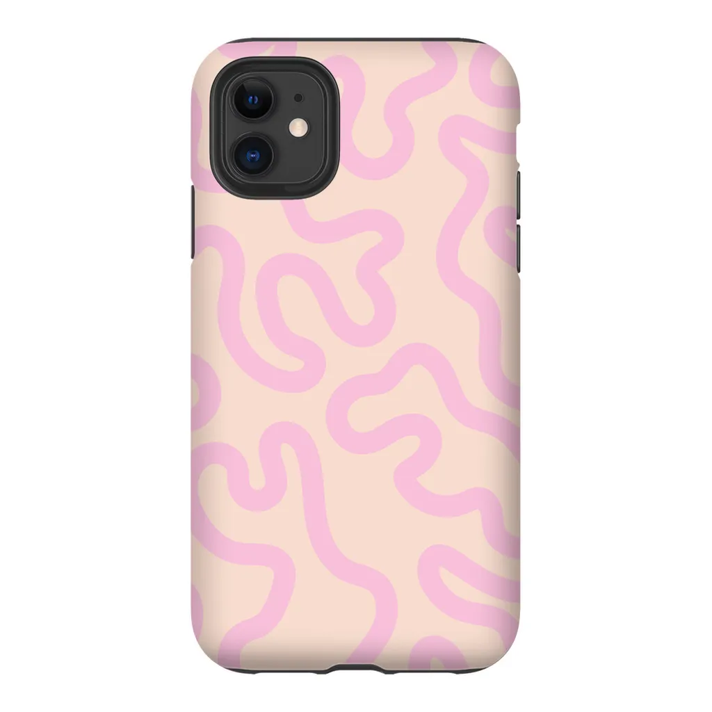 Pastel Moments Phone Case - Cream/Pink