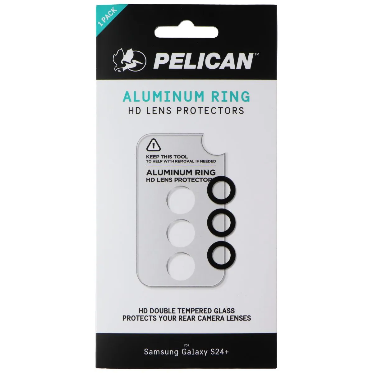 Pelican Aluminum Ring HD Lens Protectors for Samsung Galaxy S24 