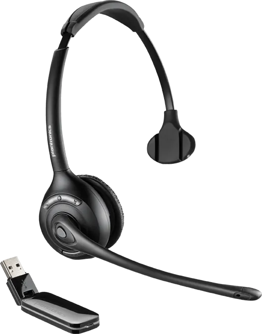 Plantronics Savi W410-M Over the Head Monaural USB Headset - 84007-01