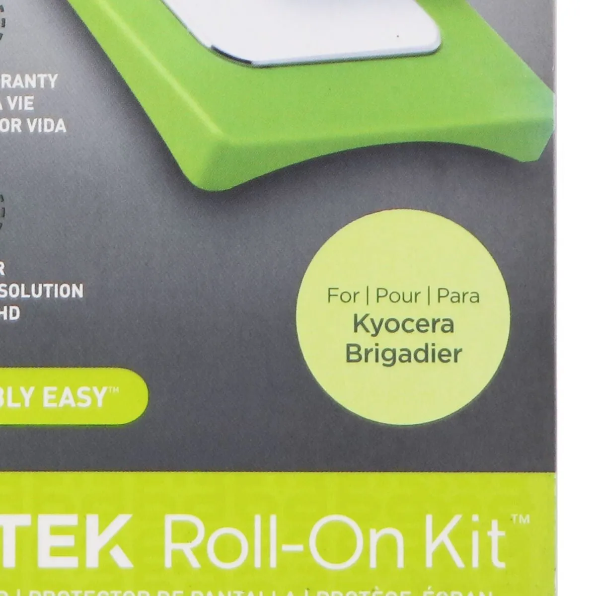 PureGear PureTEK Roll-On Screen Protector Kit for Kyocera Brigadier - Clear