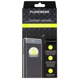 PureGear Steel 360 Tempered Glass   Install Tray for Motorola One 5G Ace - Clear