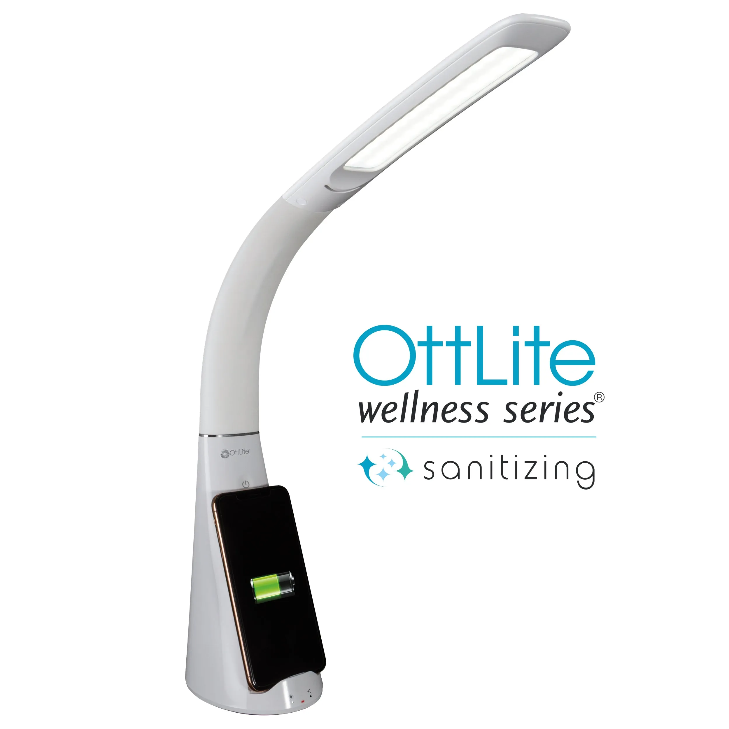 Purify LED Sanitizing Desk Lamp with Wireless Charging