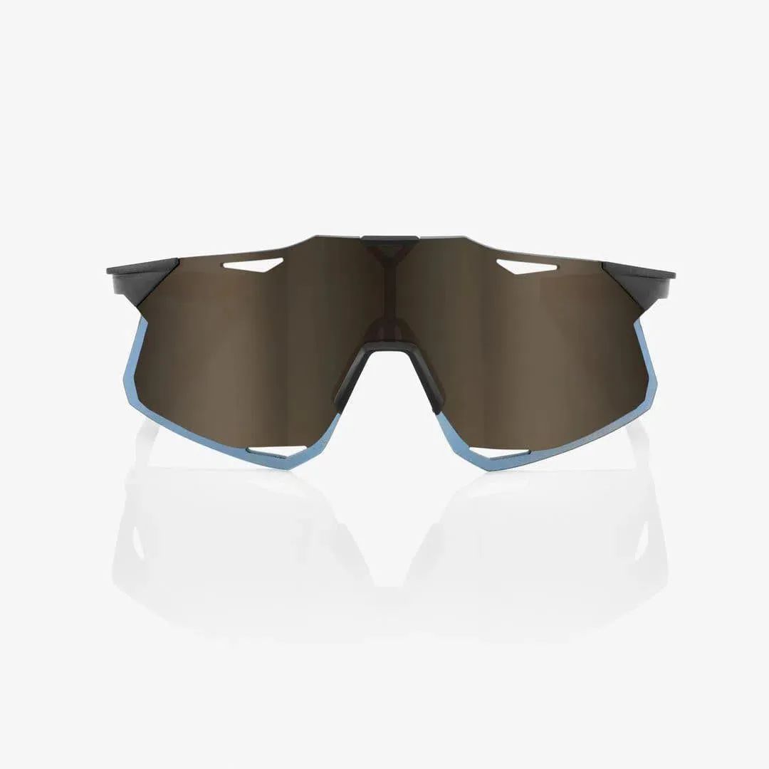 RIDE 100% Eyewear Hypercraft - Matte Black Soft Gold Mirror Lens