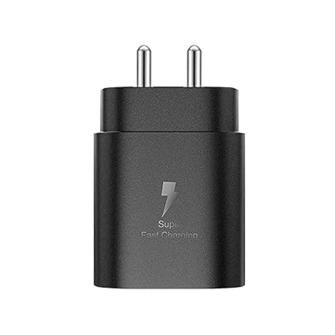 Samsung Galaxy A13 25W Type-C To Type-C Adaptive Fast Mobile Charger With Cable Black