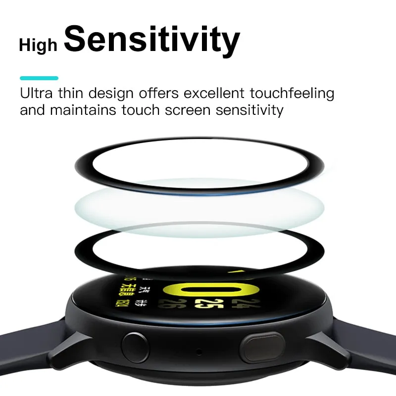 Screen Protectors For Samsung Galaxy Watch Active2 40mm, 44mm