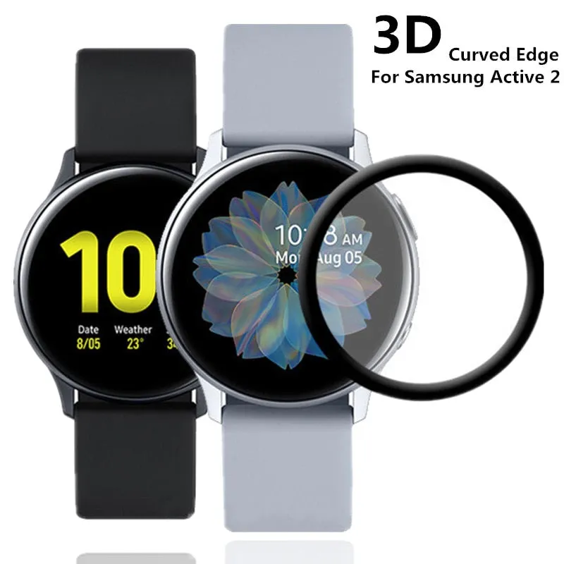 Screen Protectors For Samsung Galaxy Watch Active2 40mm, 44mm