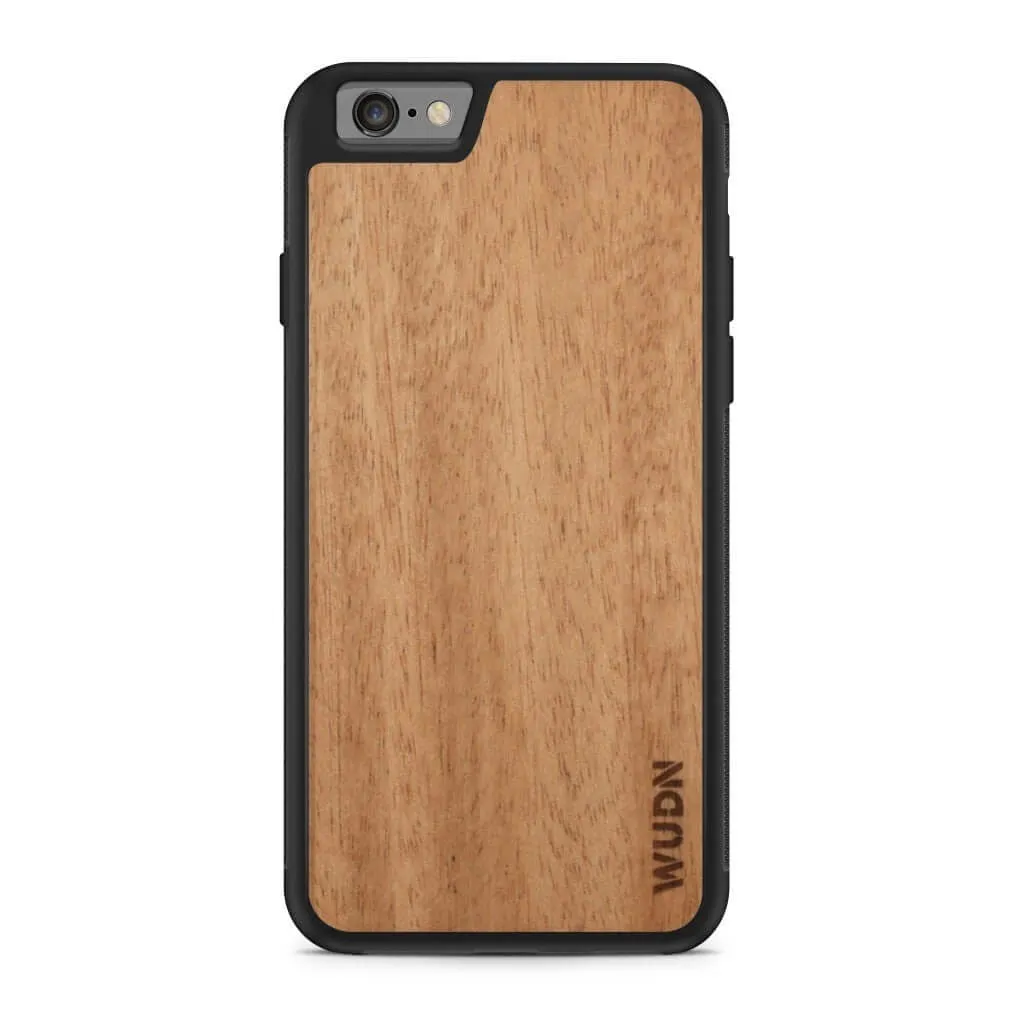 Slim Wooden iPhone Case (Mahogany)