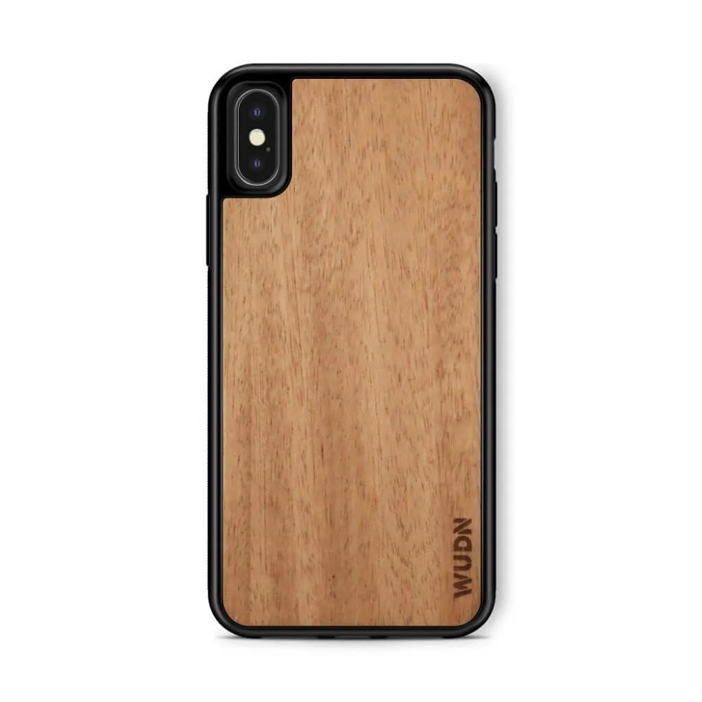 Slim Wooden iPhone Case (Mahogany)