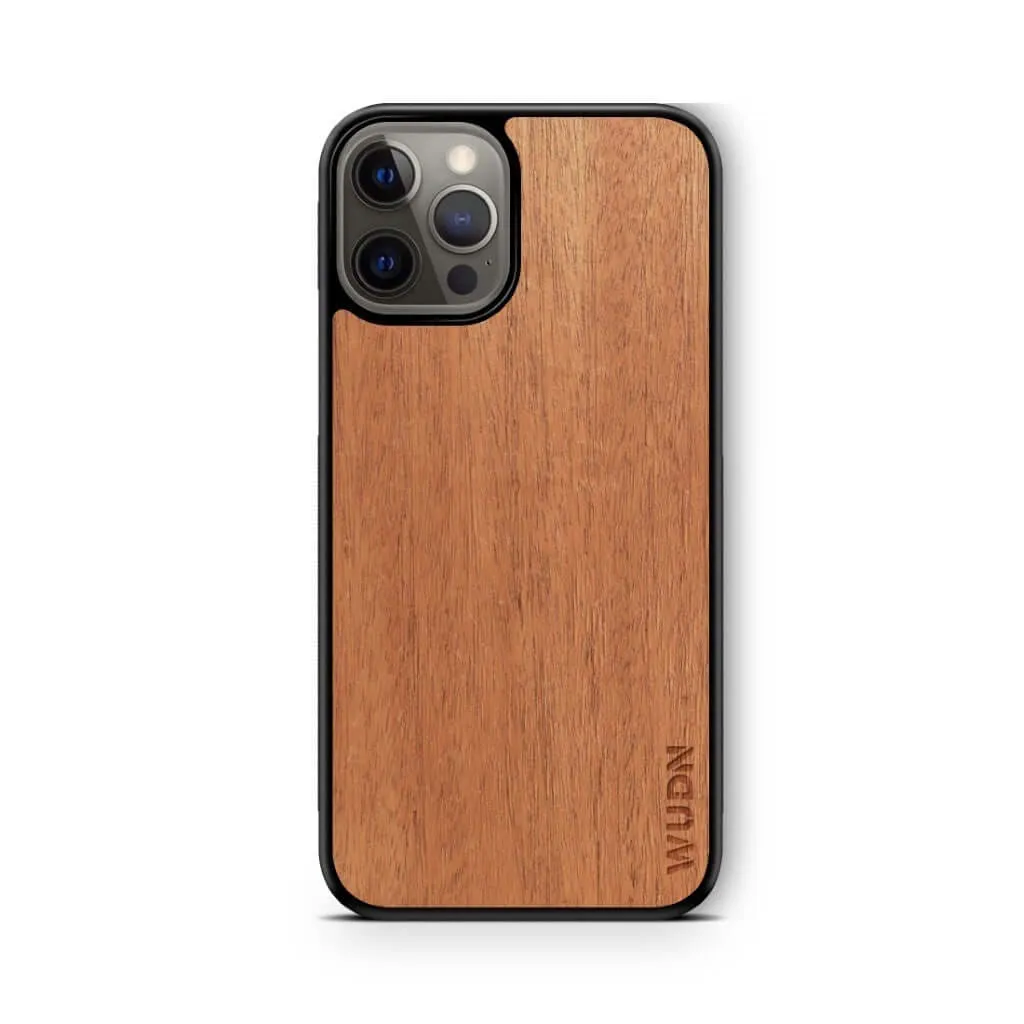 Slim Wooden iPhone Case (Mahogany)