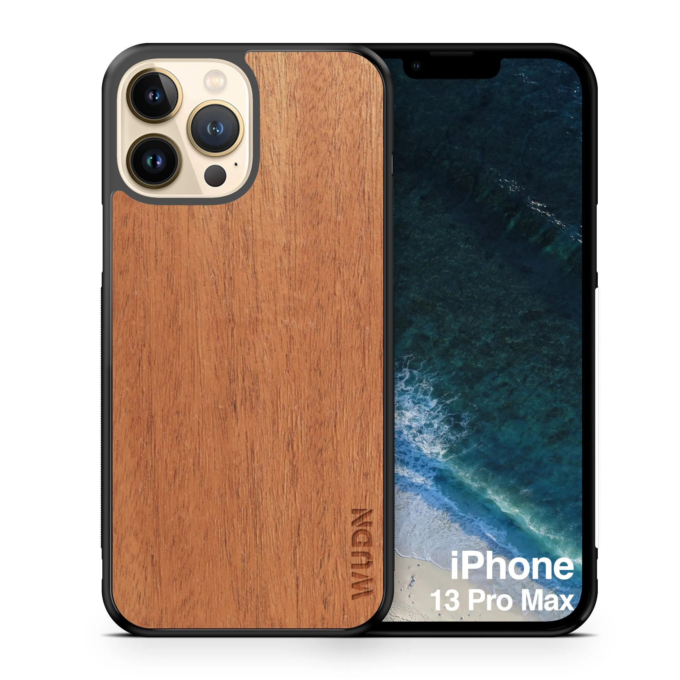 Slim Wooden iPhone Case (Mahogany)